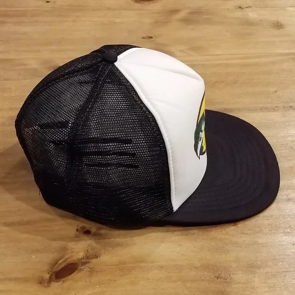 Vintage Bass Pro Shops Trucker Hat Cap snapback Black Mesh Back Fishing Outdoor - Picture 4 of 8